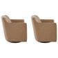 Ashley Bradney Swivel Accent Chair in Tumbleweed (Set of 2), , large