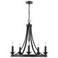 Golden Lighting Saldano 5-Light Chandelier in Matte Black, , large
