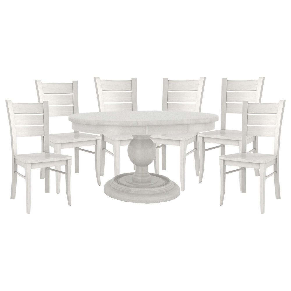 Declan Dining 7-Piece Round Dining Set in Matte Cloud, , large