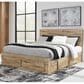 Ashley Hyanna King Storage Bed in Golden, , large