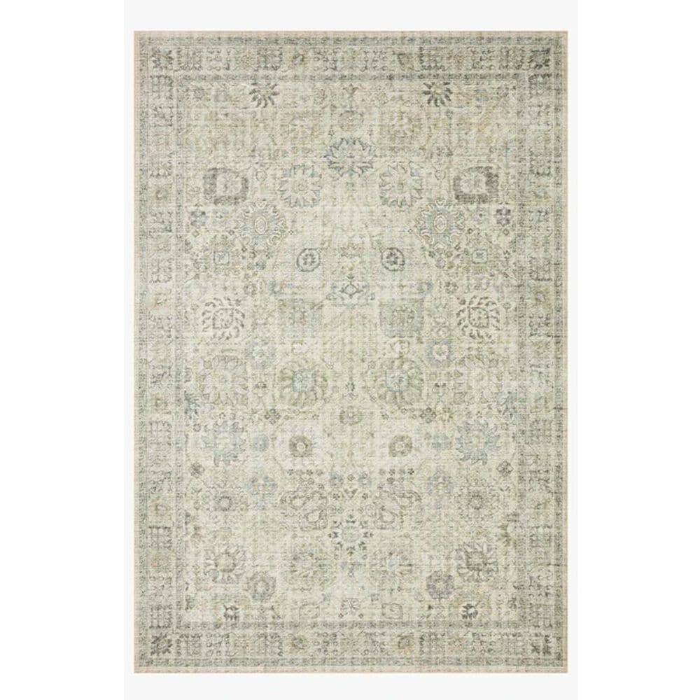 Loloi II Skye SKY-14 7"6" x 9"6" Natural and Sage Area Rug, , large