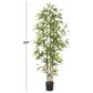Maple and Jade 72" Artificial Foliage in Green and Brown, , large