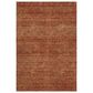 Dalyn Rug Company Soft Essentials Solid Paprika 9" x 12" Indoor/Outdoor Area Rug, , large