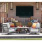 Homecrest Elements Swivel Rocker Chat Chair in Carbon, , large