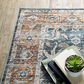 Oriental Weavers Charleston Distressed CHA06 3"6" x 5"6" Blue Area Rug, , large