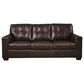 Ashley Santorine Stationary Sofa in Dark Brown, , large