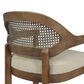 Jennifer Taylor Home Americana 30.5" Bar Stool with Taupe Beige Cushion in Natural, , large