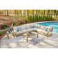 Signature Design by Ashley Silo Point 3-Piece Sectional with Neutral Cushion in Brown, , large