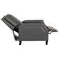 Linon Home Decor Portico Push Back Recliner in Gray, , large