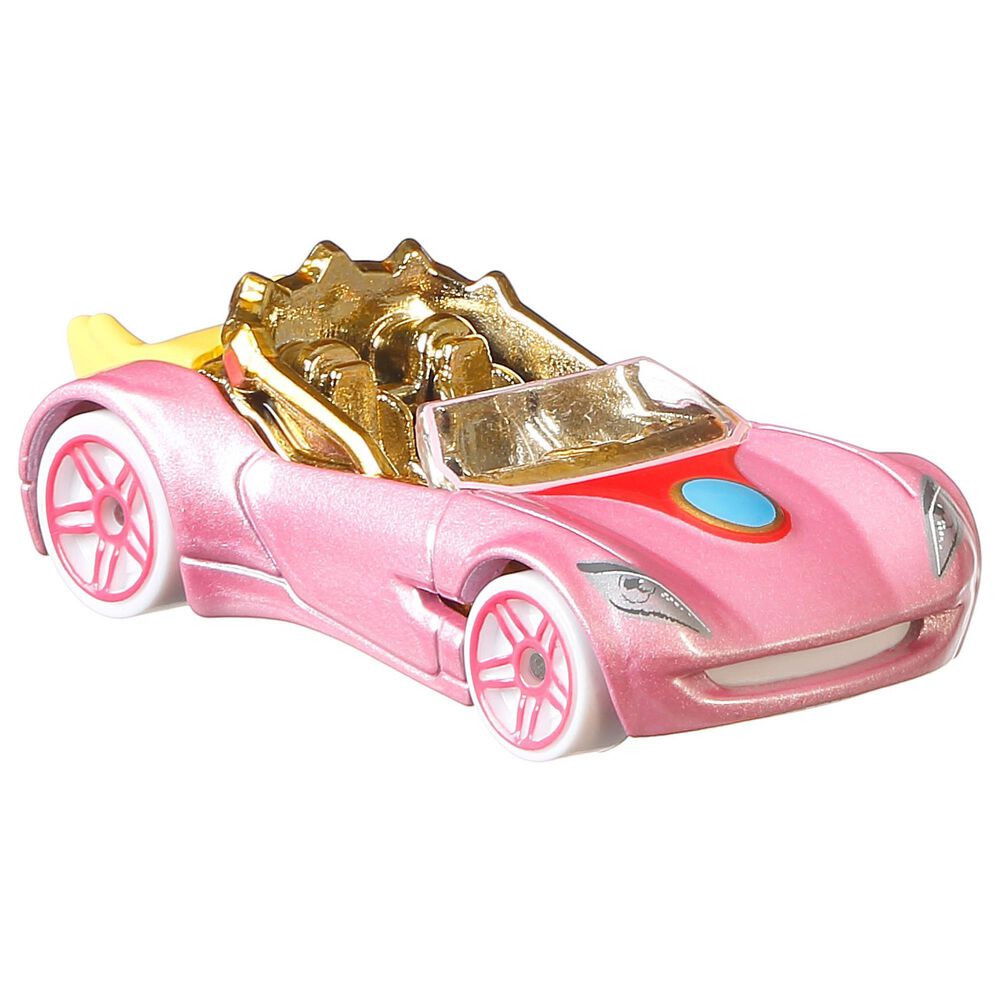 Hot Wheels Super Mario Character Car Princess Peach, , large