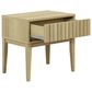 Safavieh Fidia 1-Drawer Nightstand in Light Oak, , large