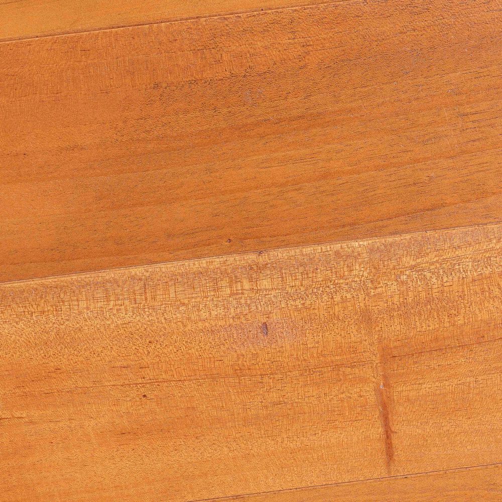 Baxton Studio Derenik Round End Table in Natural and Light Brown, , large