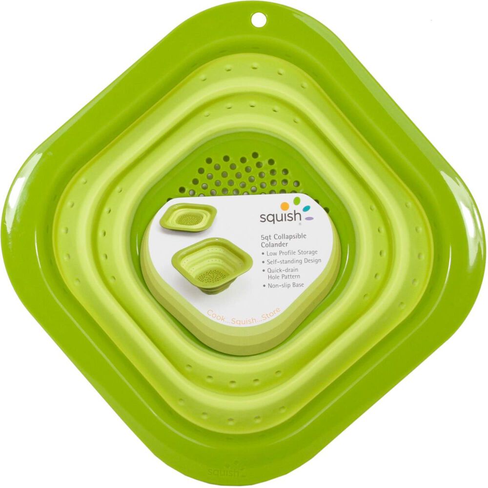 Squish 5 Quart Square Colander , , large