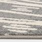Central Oriental Terrace Tropic Seashell Beach 6"7" x 9"6" Stone and Snow Area Rug, , large