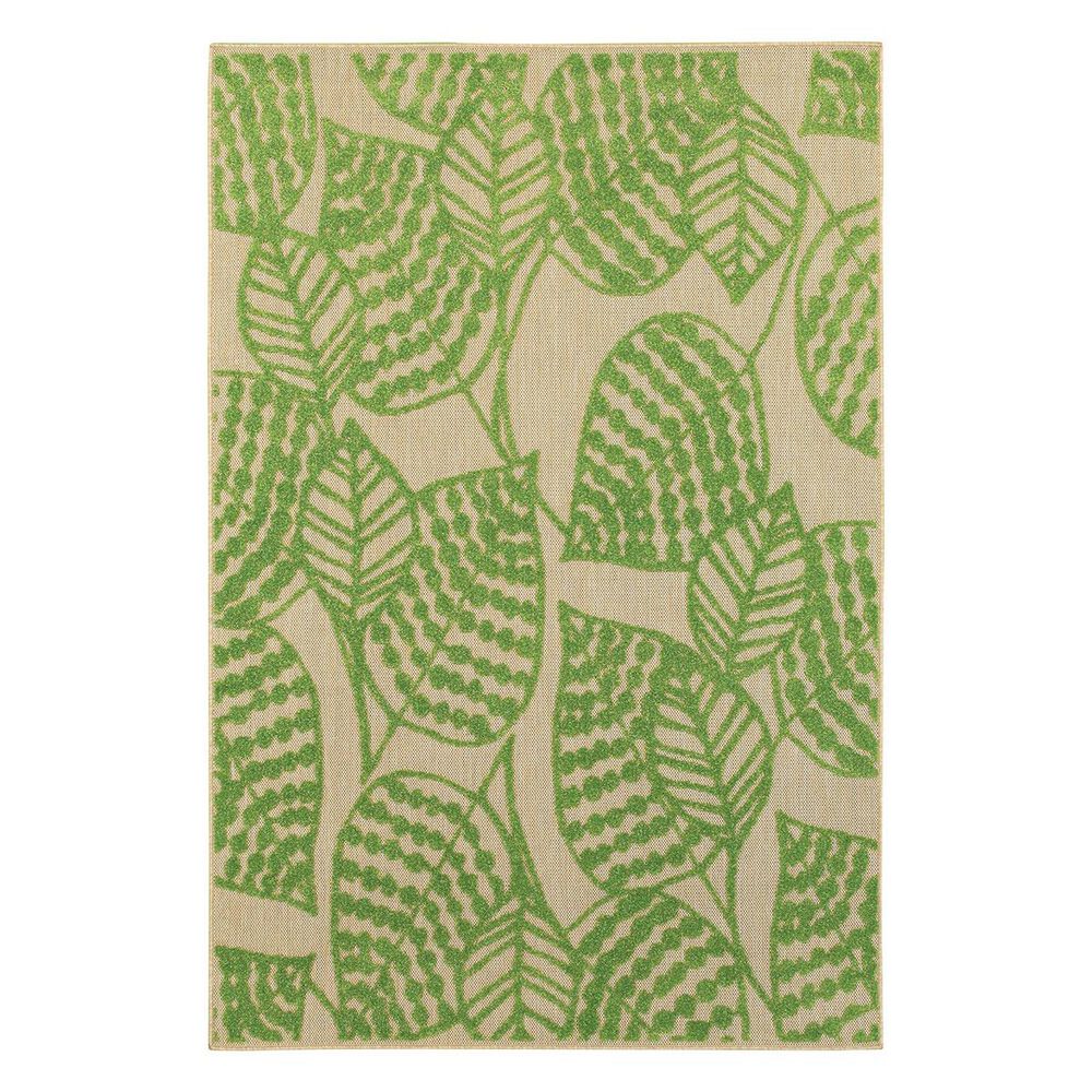 Oriental Weavers Cayman 566F 1"10" x 3"3" Sand/Green Scatter Rug, , large