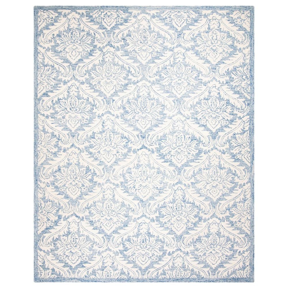 Safavieh Micro-Loop 5" x 8" Blue Area Rug, , large