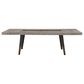 Nicolette Home Ryker Rectangular Dining Table in Black, Grey, and Aged Brass, , large