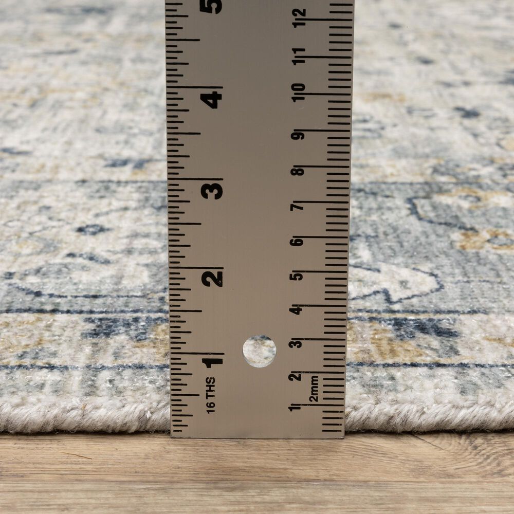 Oriental Weavers Windham WIN01 Ivory and Blue 8&#39; x 10&#39; Area Rug, , large