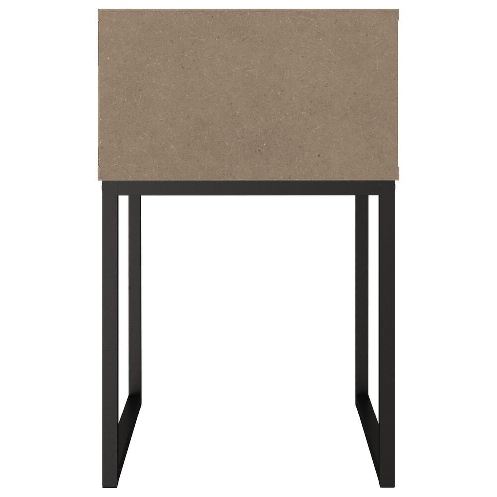 Ashley Neilsville 1-Drawer Nightstand in Multi Gray and Dark Brown, , large