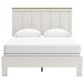 Ashley Linnocreek 3-Piece Queen Bedroom Set in White and Warm Brown, , large