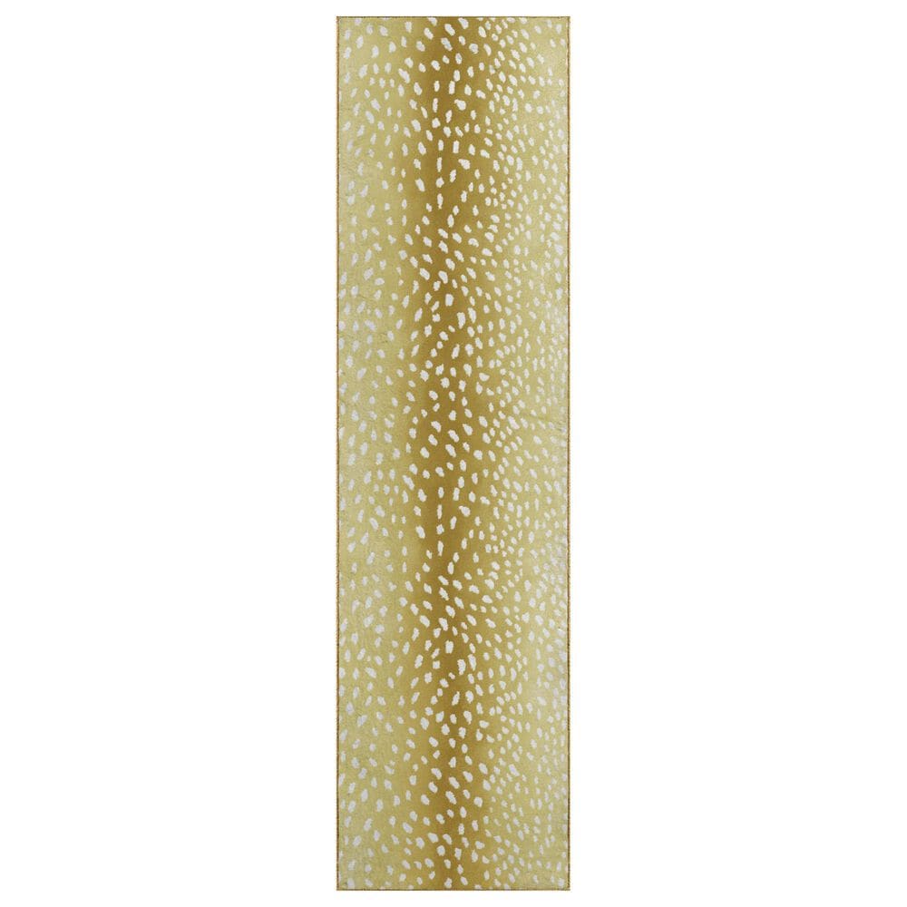 Dalyn Rug Company Akina AK3 2" x 7"6" Gold Runner, , large