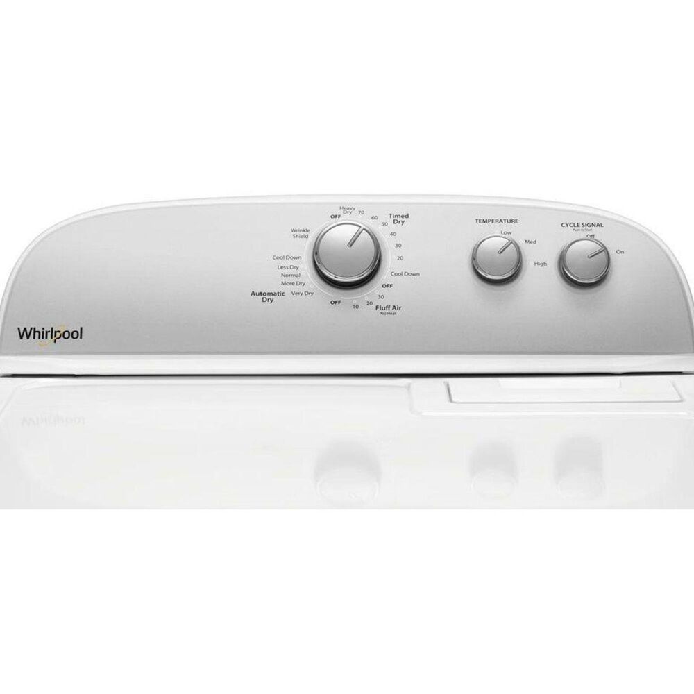 Whirlpool 7 Cu. Ft. Electric Dryer in White Nebraska Furniture Mart
