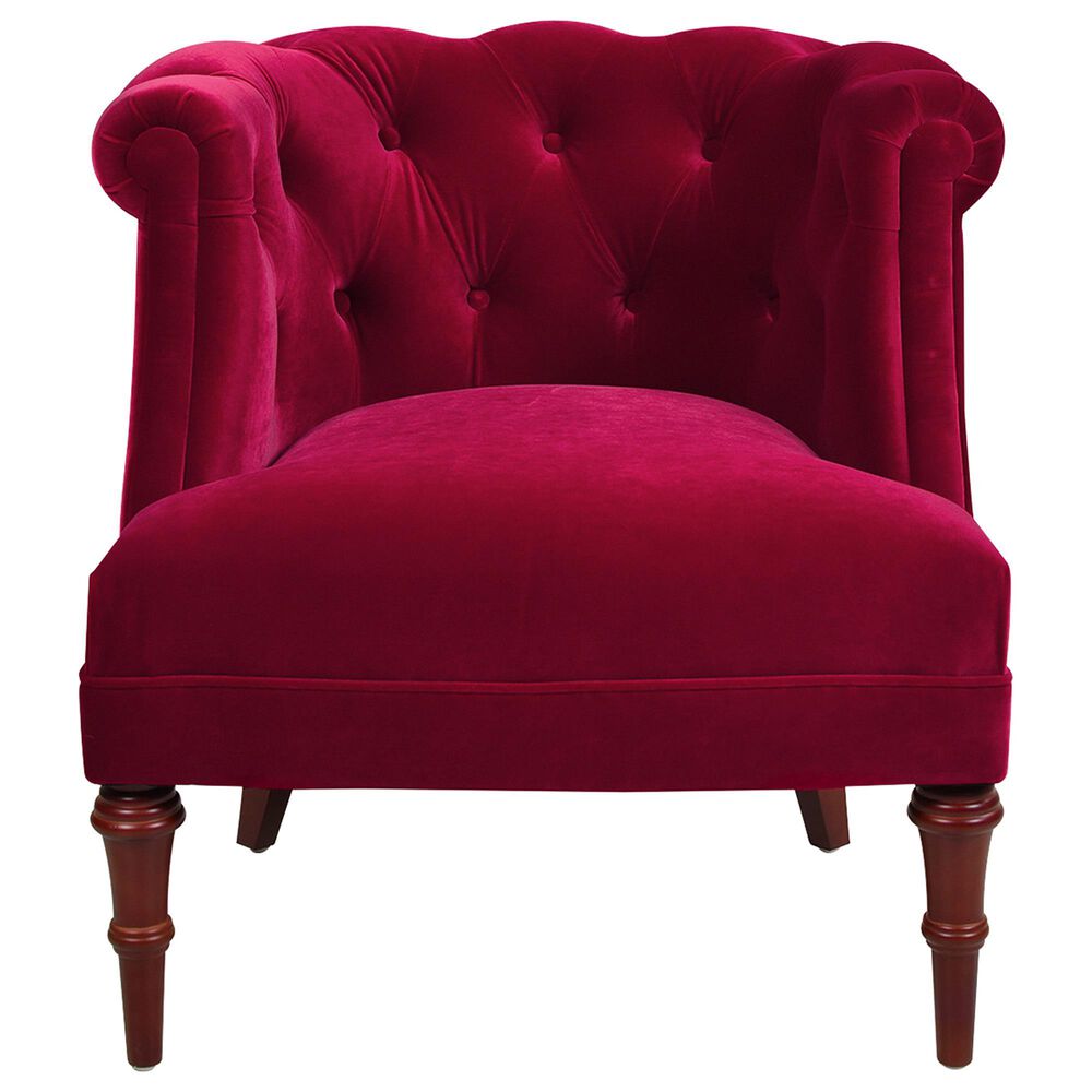 Jennifer Taylor Home Katherine Accent Chair in Siren Red NFM