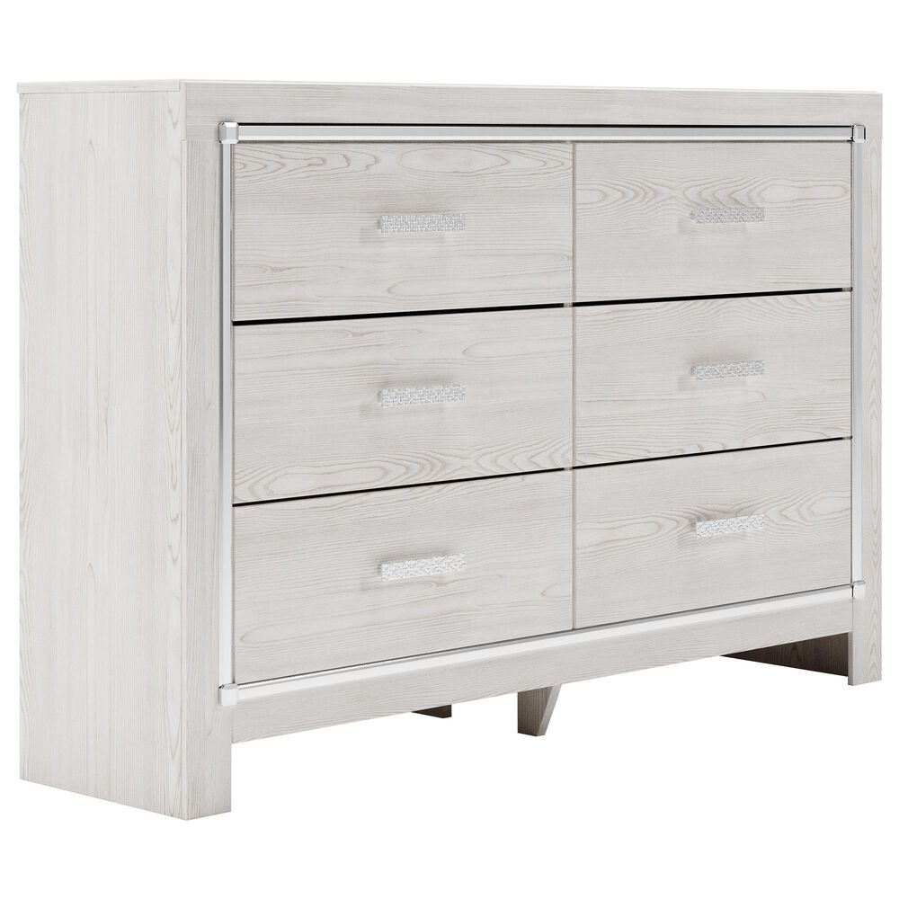 Ashley Altyra 6 Drawer Dresser in White, , large