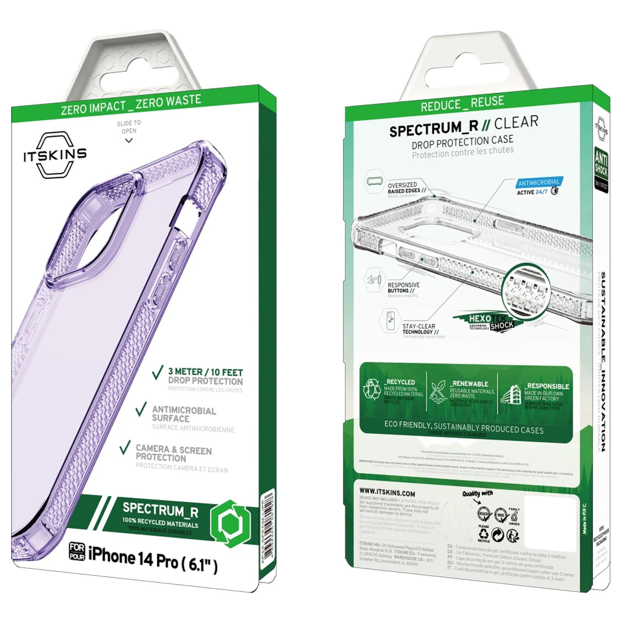 ITSkins Supreme R Clear Case for Apple iPhone 14 Pro in Light