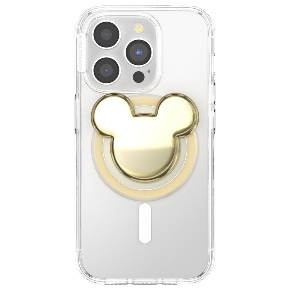 PopSockets Disney Luxe MagSafe PopGrip in Enamel Gold Mickey Head, , large