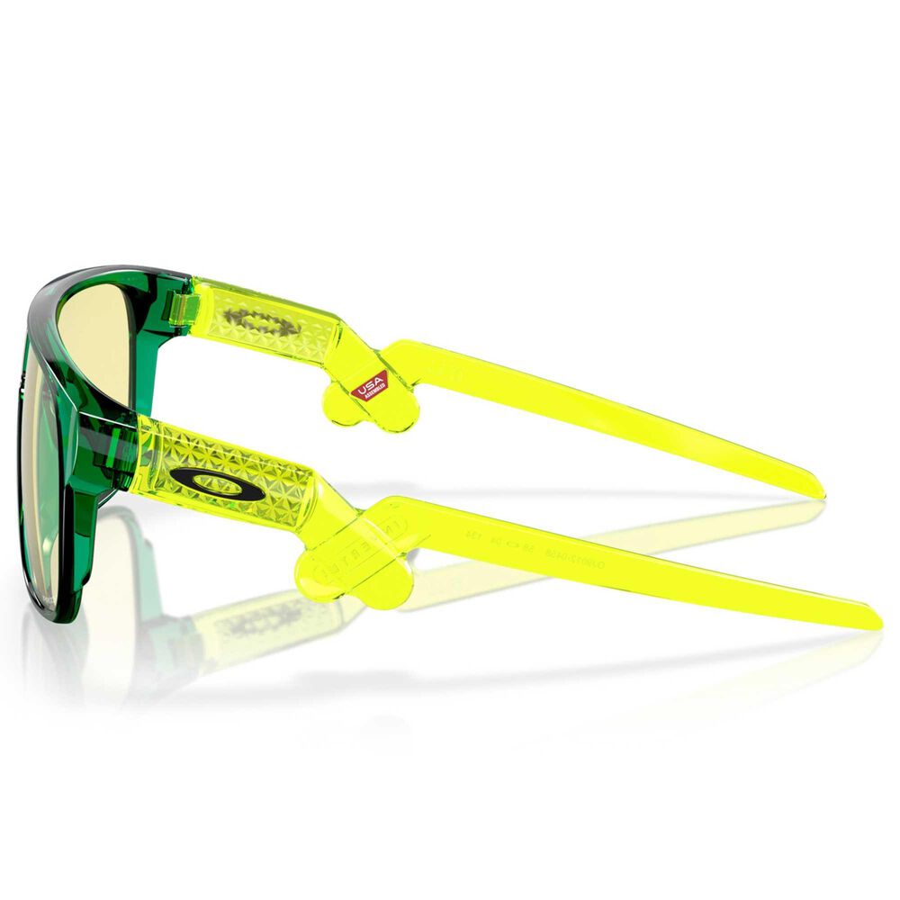 Oakley Inverter Youth Fit Gaming Sunglasses with Yellow Prizm Gaming Lenses in Crystal Green, , large
