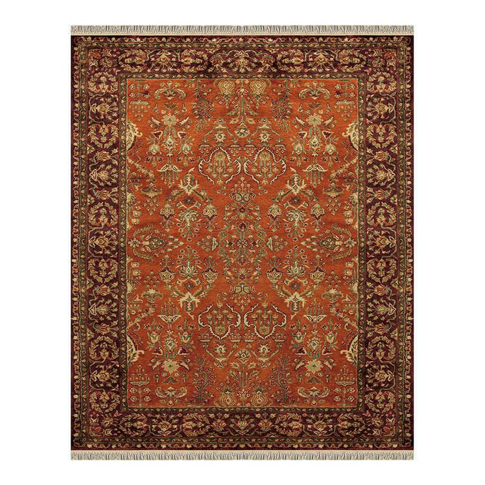 Feizy Rugs Amore 8327F 8"-Round Cinnamon/Plum Area Rug, , large