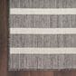 Nourison Positano POS03 Charcoal and Ivory 6" x 9" Indoor/Outdoor Area Rug, , large