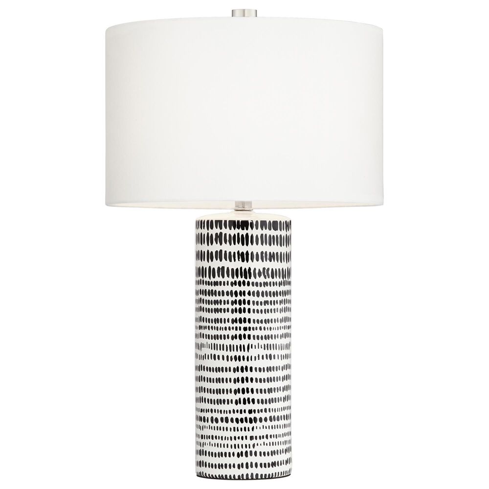 Pacific Coast Lighting Southern Heritage Table Lamp in White and Black, , large
