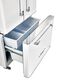 Unique Appliances Classic Retro 21.4 Cu. Ft Frost Free Counter Depth French Door Refrigerator in Marshmallow White, , large