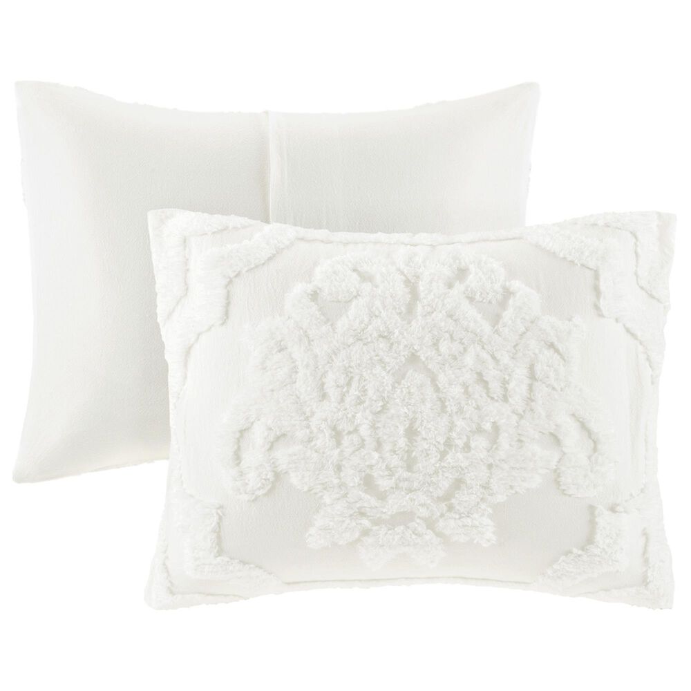 Hampton Park Viola 3-Piece Full/Queen Comforter Set in White, , large