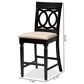Baxton Studio Verina Counter Stool in Espresso Brown (Set of 2), , large