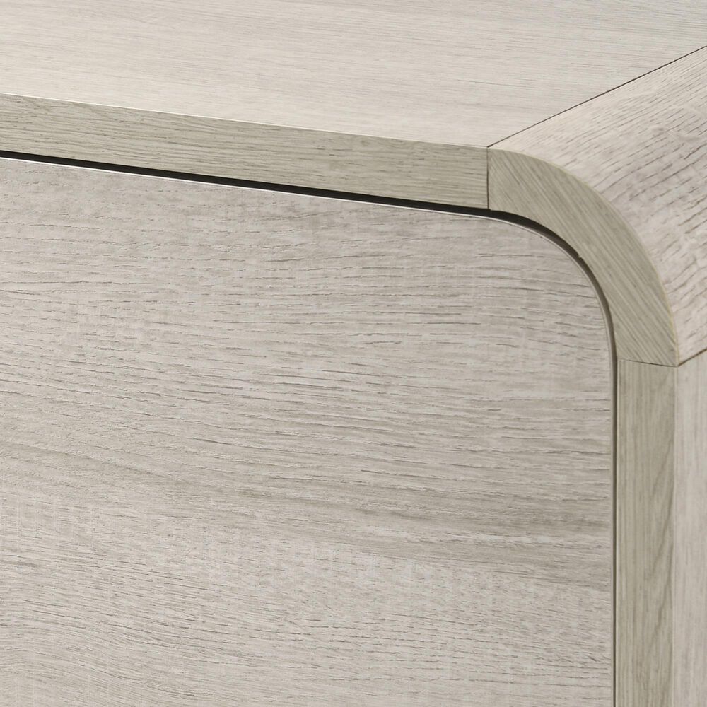 Crown Mark Nyomi 5-Piece Queen Panel Bedroom Set in White, , large