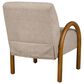 Linden Boulevard Jillian Upholstered Accent Chair in Beige, , large
