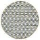 Safavieh Montauk Geometric 4" Round Gold and Multicolor Area Rug, , large