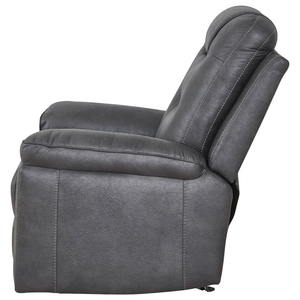 Ashley Stockworth Manual Rocker Recliner in Granite, , large