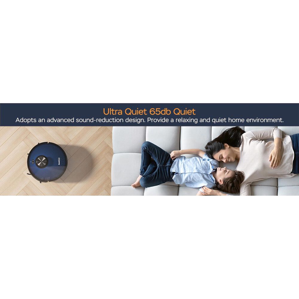 HOMLUX Smart L7 Robot Vacuum Cleaner and Mop in Black, , large