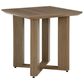 Ashley Serene Bay Patio Square End Table in Dark Brown - Table Only, , large