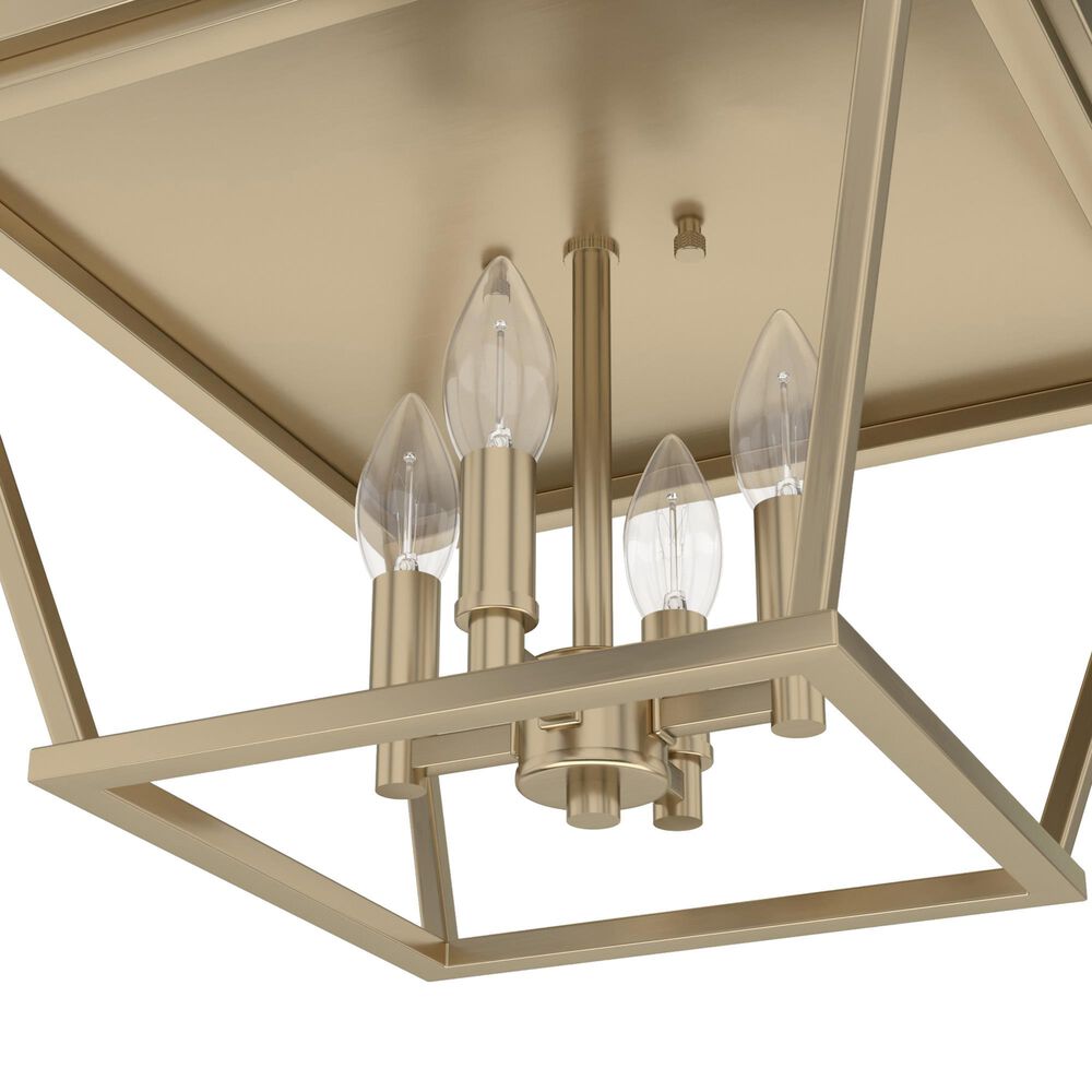 Hunter Laurel Ridge 4-Light Flush Mount in Alturas Gold, , large