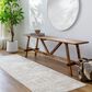 Surya Aisha AIS-2306 2"7" x 7"7" Light Gray and Off-White Runner, , large