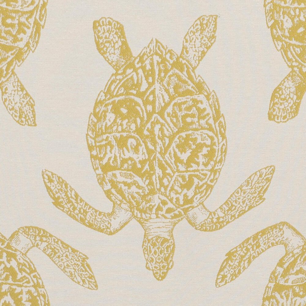 Linon Home Decor Hawksbill Accent Chair in Mustard and Cream, , large