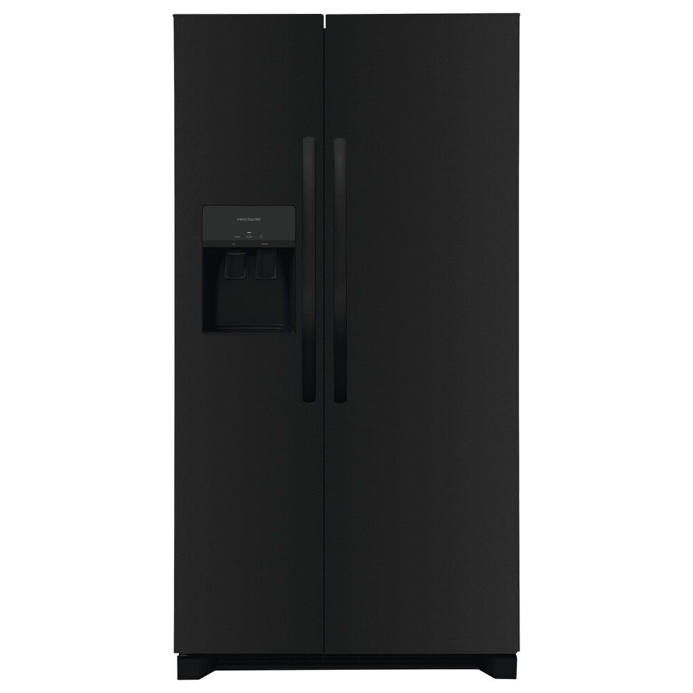 Frigidaire 25.6 Cu. Ft. Standard Depth Side-by-Side Refrigerator in Black, , large