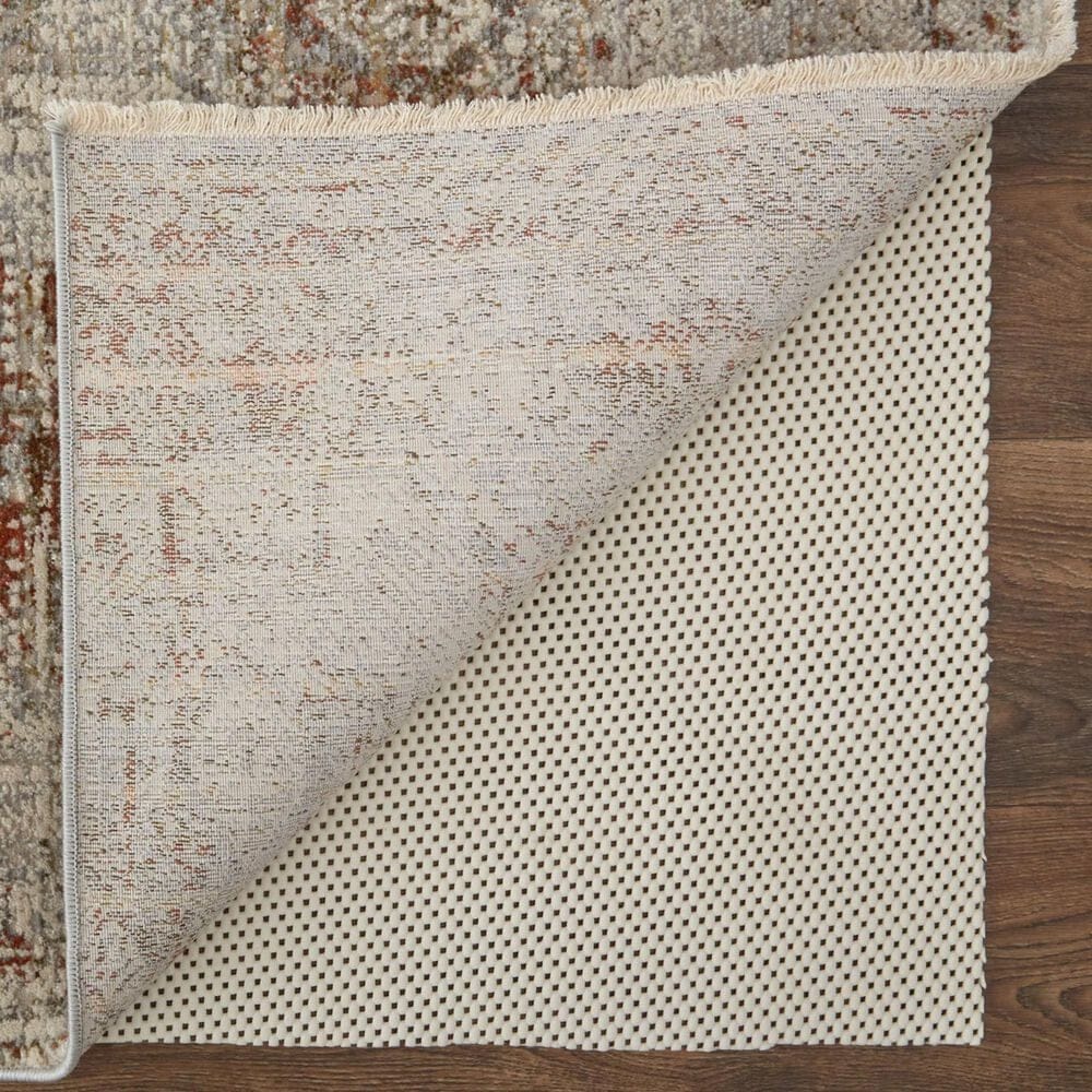 Feizy Kaia 5&#39; x 7&#39;9&quot; Gray and Rust Area Rug, , large