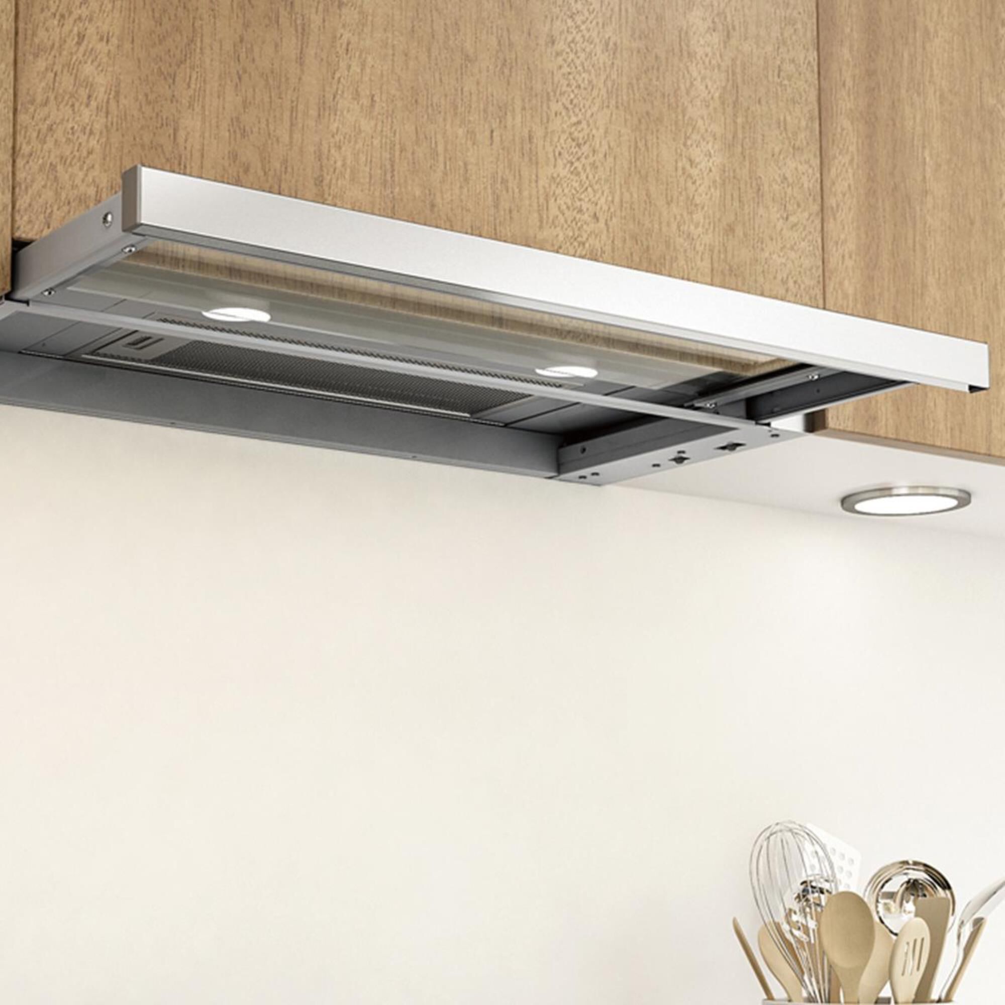 Zephyr Pisa 30 Under Cabinet Sliding Glass Range Hood in Stainless Steel Nebraska Furniture Mart
