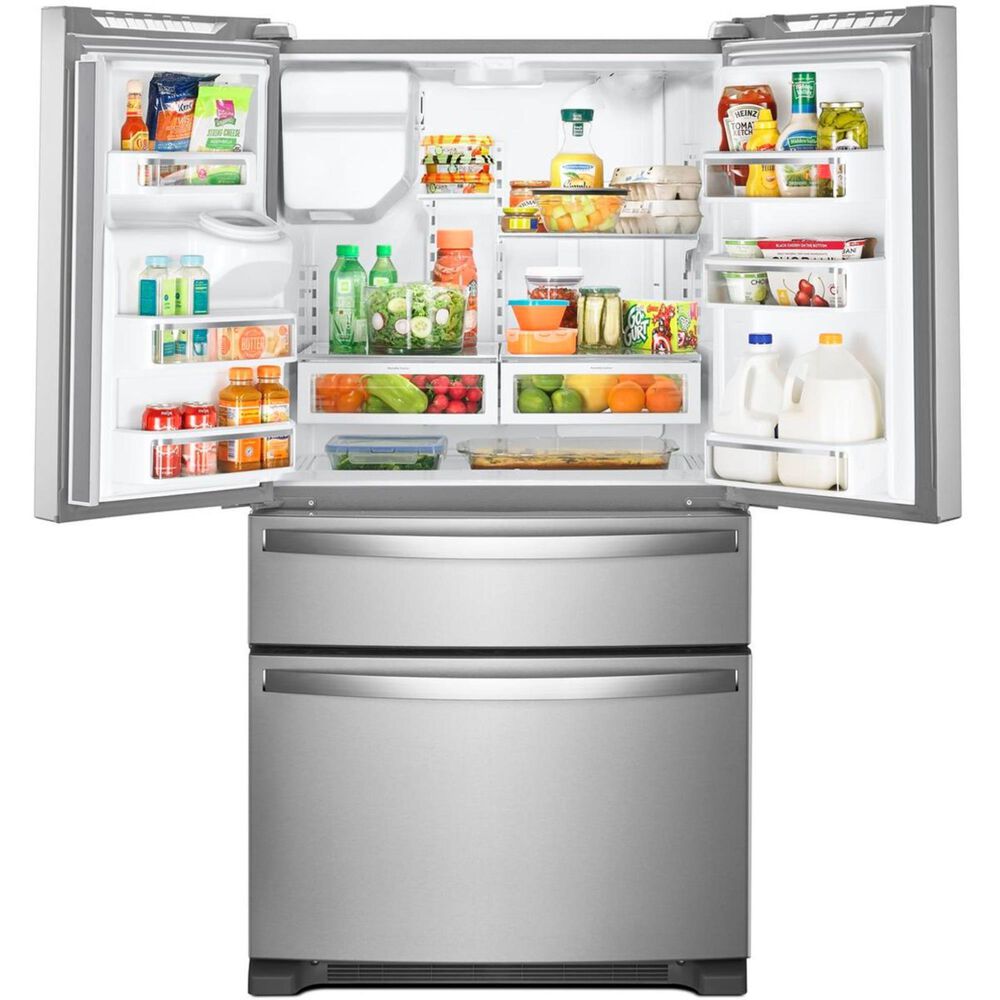 Whirlpool 25 Cu. Ft. 36&quot; Wide French Door Refrigerator in Stainless Steel, , large